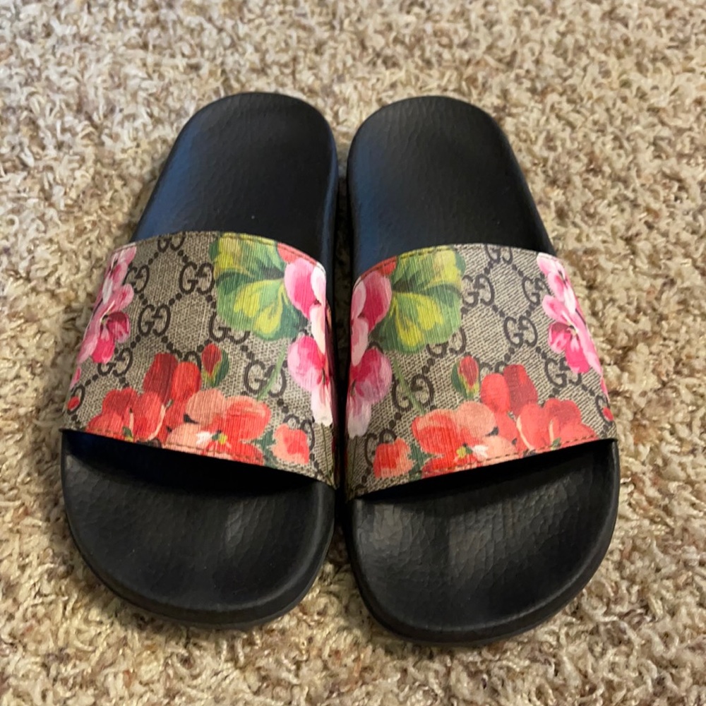 Gucci bloom slides authentic original packaging